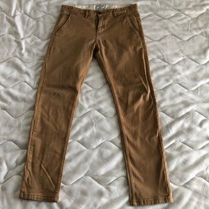 Afends Brand Khaki Denim Jeans Slim Fit